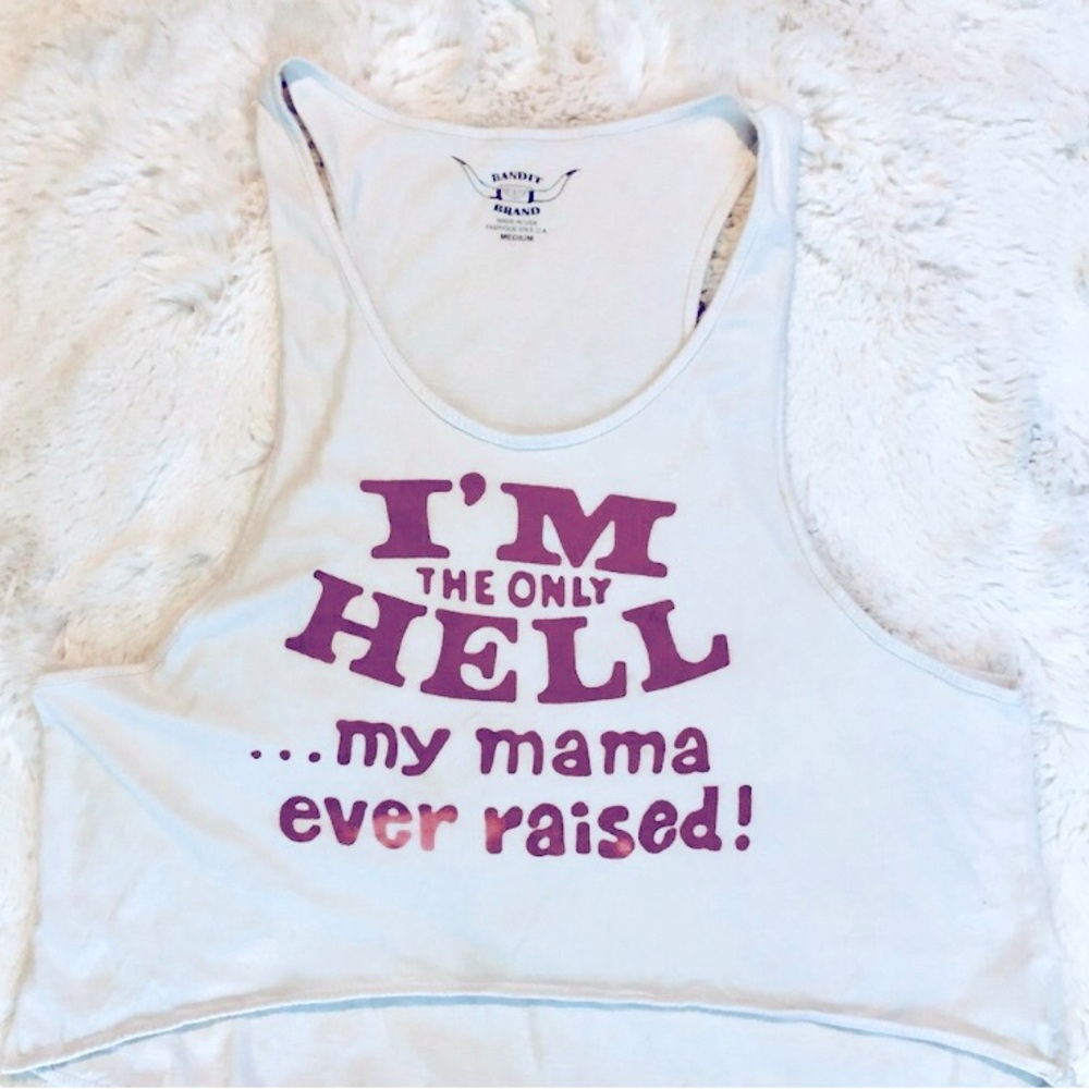 Bandit brand tank. Cropped medium